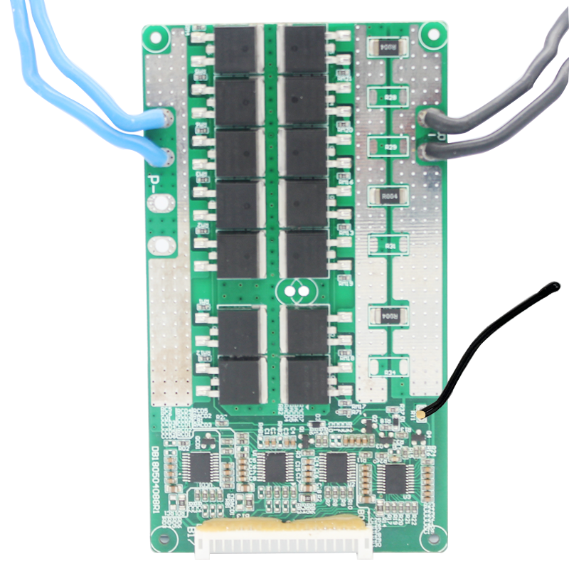 厂家直销锂电池配件 13~17串35A40A动力电池保护板同口带温控